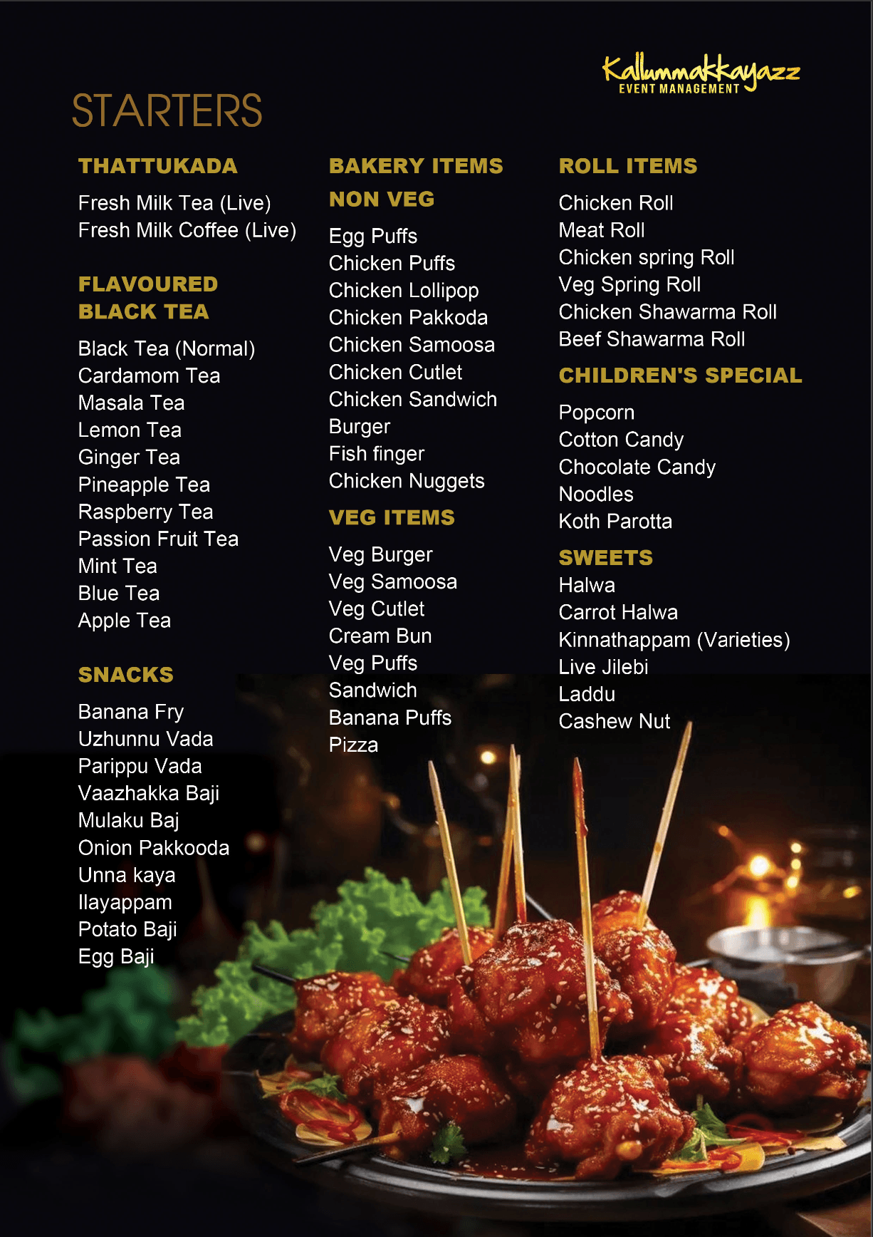 Menu item